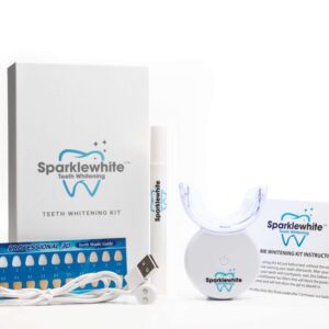 2Gel Whitening Pen kit HP6.9%, LED 3colour light, Shade guide, Instructions