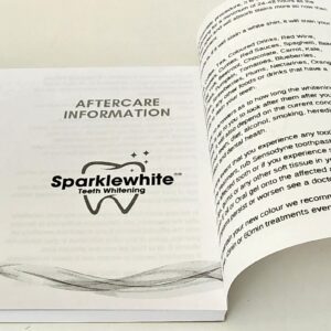 A5 After Care Booklet with Food List (Pad of 100)