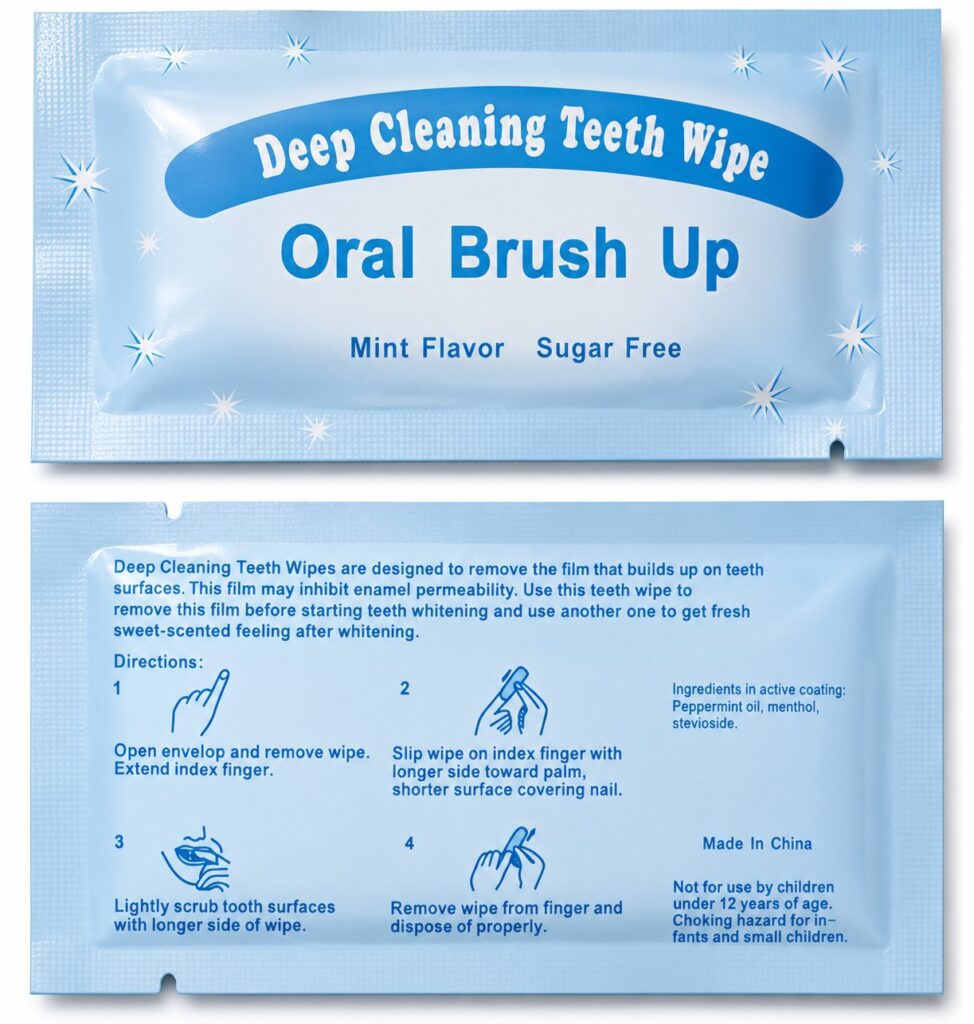 Finger Tooth Brushes - Great for at a cafe afterwards, travelling, wedding day