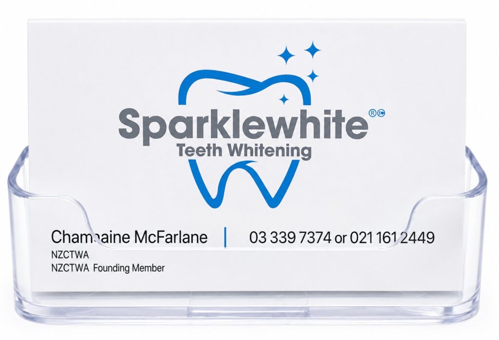 Sparklewhite Teeth Business Cards (Qty 1000 - Colour front & back)